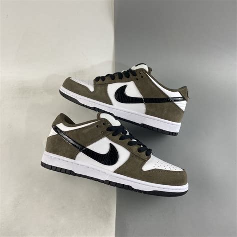 Nike Sb Dunk Low White Black Trail End Brown For Sale The Sole Line