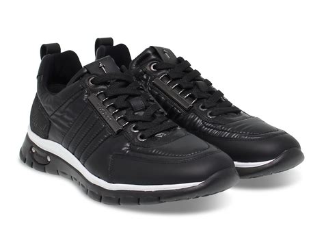 Sneakers Cesare Paciotti 4us Wu4 N In Black Nylon Mens Shoes Ebay