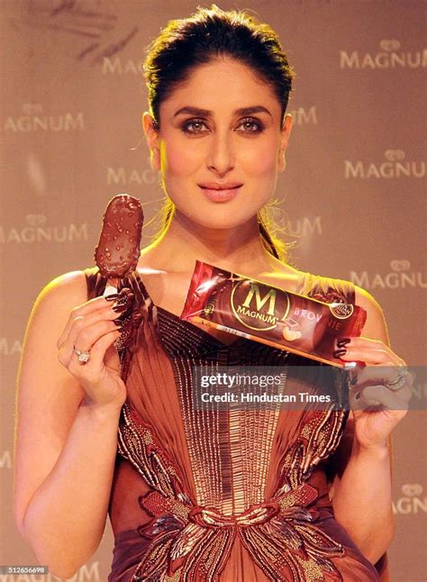 Bollywood Actor Kareena Kapoor During The Unveiling Of New Magnum Ice News Photo Getty Images