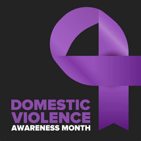 Best Domestic Violence Ribbon Illustrations Royalty Free Vector