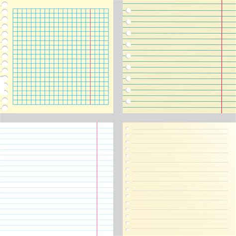 Notebook Digital Paper School Paper Homework Exercise Classroom By
