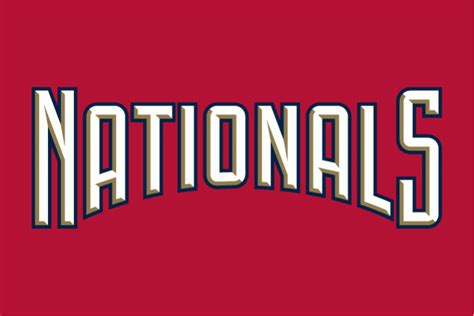 Washington Nationals Wordmark Logo National League Nl Chris 330