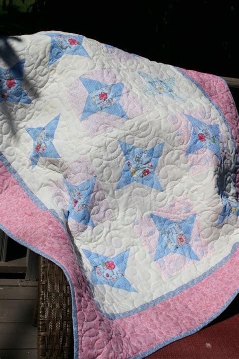 Christys Crafting Creations Friendship Star Baby Quilt