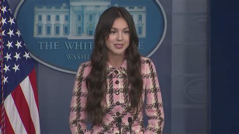 Olivia Rodrigo Joins The White House Press Briefing Youtube