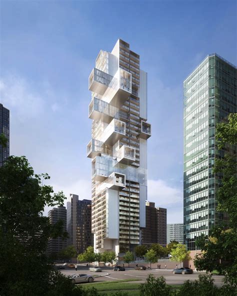 Striking Jenga Condo Tower In Downtown Vancouver Moving Forward To