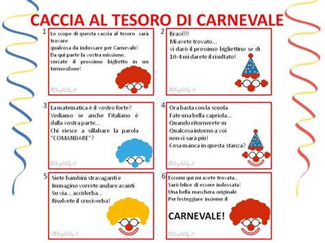 Cassetto se al prossimo indizio vuoi arrivare tra calze e magliette devi cercare. caccia-al-tesoro-di-carnevale-da-scaricare