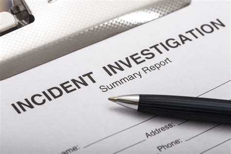 Incident Investigation Is Valuable College Of Public Health