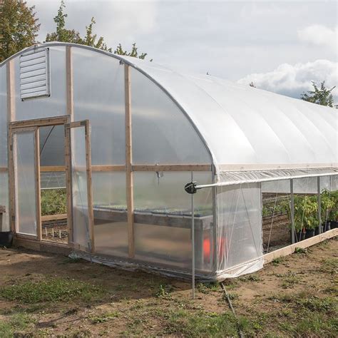 High tunnels are generally more mobile and less complicated than greenhouses. DIY Greenhouse - Elliptical High Tunnel - 24' Wide See More at https://missdiystudio.com/diy ...