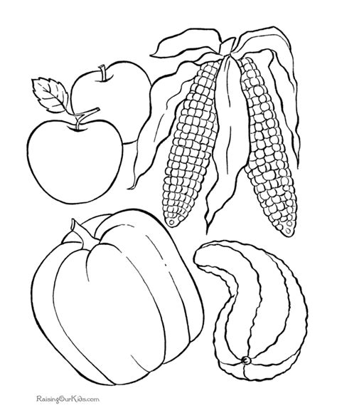 Free, printable coloring pictures and pages. Kids printable Thanksgiving coloring pages 005