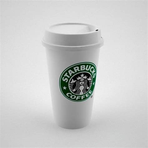 Starbuck Coffee Cup 3d Model Max Obj Fbx