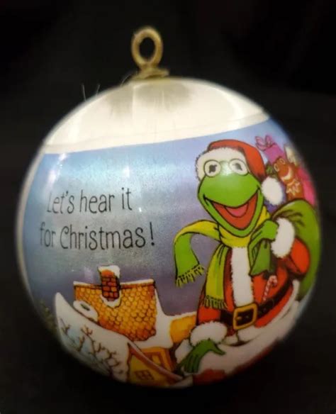 Hallmark Kermit The Frog And Miss Piggy Jim Henson Muppets Christmas