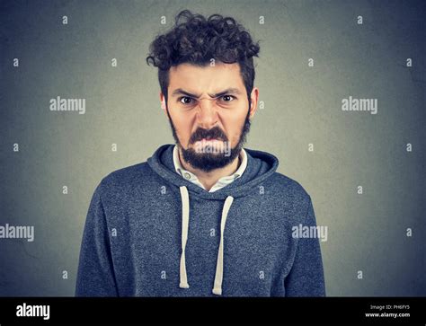 Angry Man Face Hi Res Stock Photography And Images Alamy