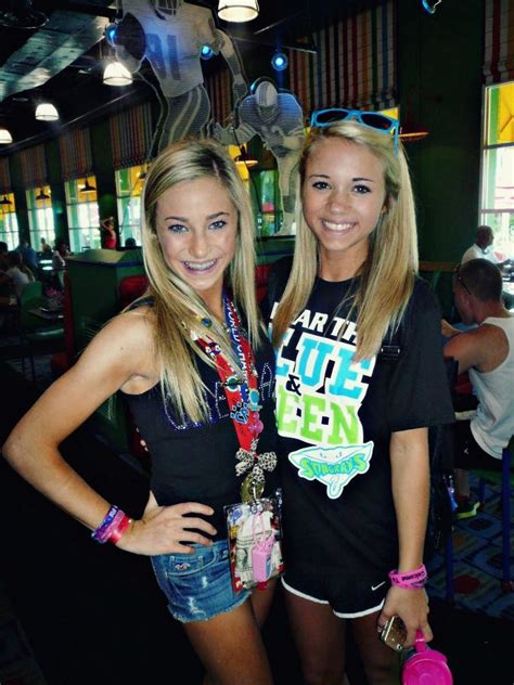 Peyton Mabry And Carly Manning From Kythoni S Cheer Athletics Board Pinterest Com Kythoni