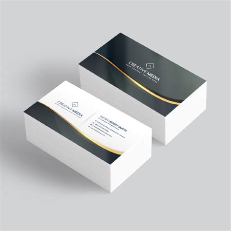 Make unique business cards in a flash. Premium Business Card - 03