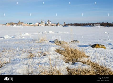 Russia Arkhangelsk Region Solovki View From The White Sea The Stone