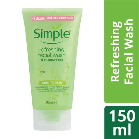 Simple Refreshing Facial Wash 150ml Kemasan Baru Shopee Indonesia