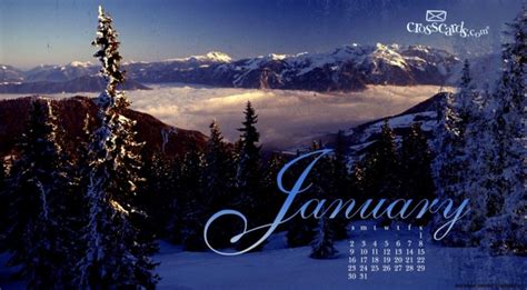 Crosscards Wallpaper Monthly Calendars January January Wallpaper Hd