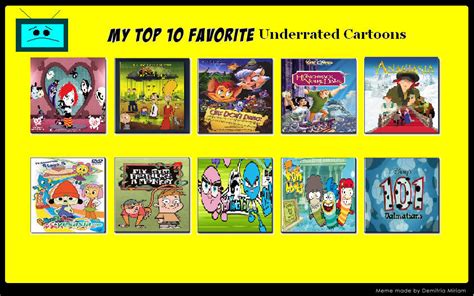 Top 10 Underrated Cartoons By Eddsworldfangirl97 On Deviantart