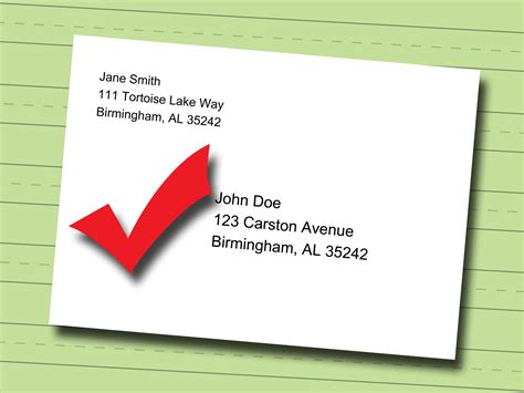 Writing Addresses On Envelopes With Apartment Numbers And Letters