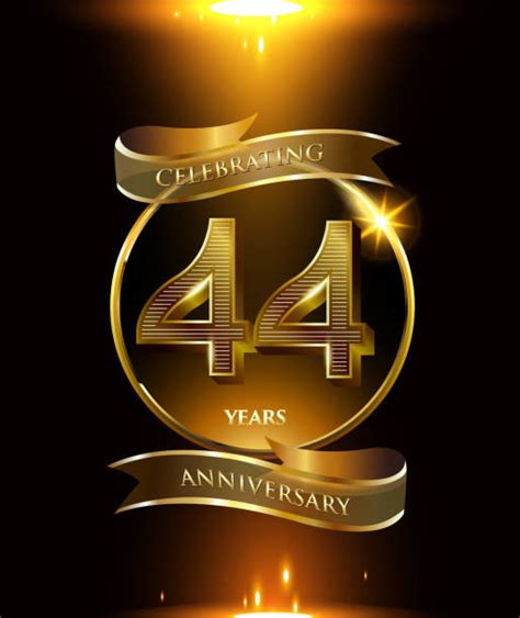 Best 44th Anniversary Illustrations Royalty Free Vector Graphics
