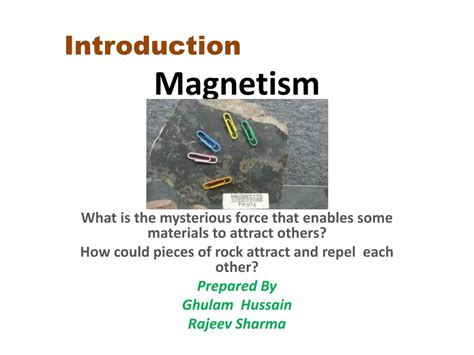 Ppt Magnetism Powerpoint Presentation Free Download Id2434164