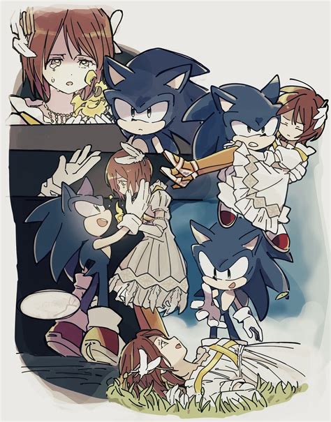 Sonic The Hedgehog And Princess Elise The Third Sonic And 1 More