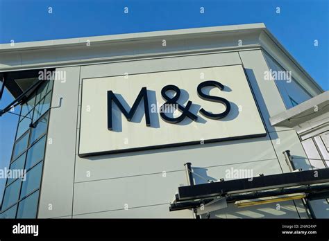Marks And Spencer Signage And Store Stock Photo Alamy