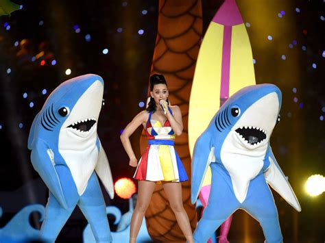 Katy Perry Performs Onstage During The Pepsi Super Bowl Xlix Halftime Show At University Of