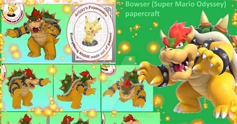 Antyyys Papercrafts Fury Bowser Bowsers Fury Papercraft Commission