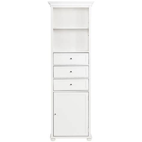 This linen cabinet is packed with ideas that prove storage of everyday bath items can look beautiful. Home Decorators Collection Hampton Harbor 22 in. W x 10 in ...