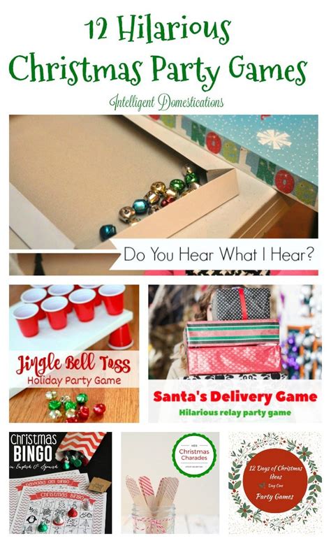 12 Super Fun Christmas Holiday Party Games Made In A Day