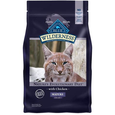 Blue Buffalo Blue Wilderness Mature Adult Grain Free Chicken Dry Cat Food By Blue Buffalo At