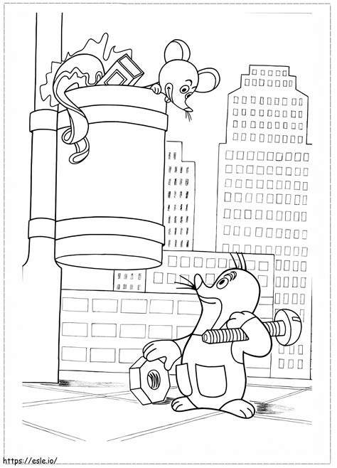 Fare ve Krtek boyama