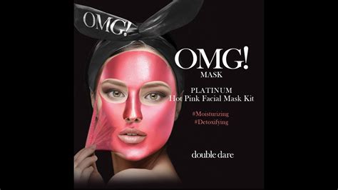 Double Dare Omg Platinum Hot Pink Facial Mask Kit Fashion Nova