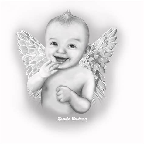 Baby Angel Sketch At Explore Collection Of Baby