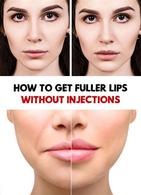 How To Get Fuller Lips Without Surgery Lips Fuller Fuller Lips