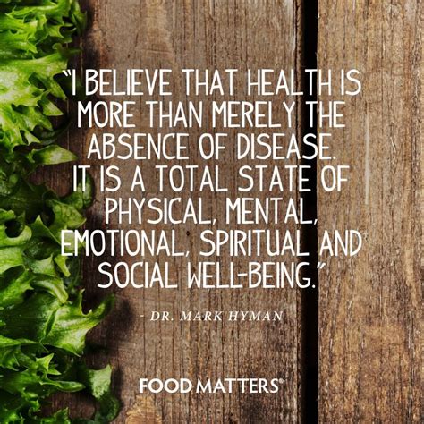 What Does Health Mean To You Foodmatters