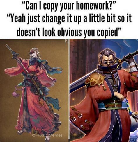 Samurai Homework Final Fantasy Xiv Know Your Meme