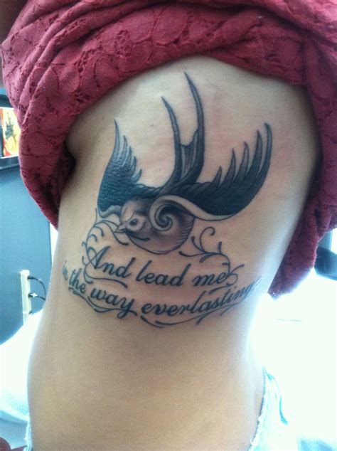 Sparrow Tattoo And Lead Me In The Way Everlasting Psalm 139
