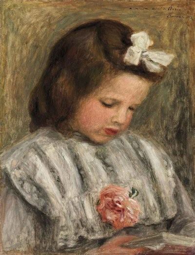 Pierre Auguste Renoir 1841 1919 Tête De Fillette Christies