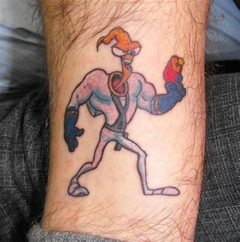 21 Epically Nostalgic 90s Cartoons As Tattoos Cartoon Tattoos