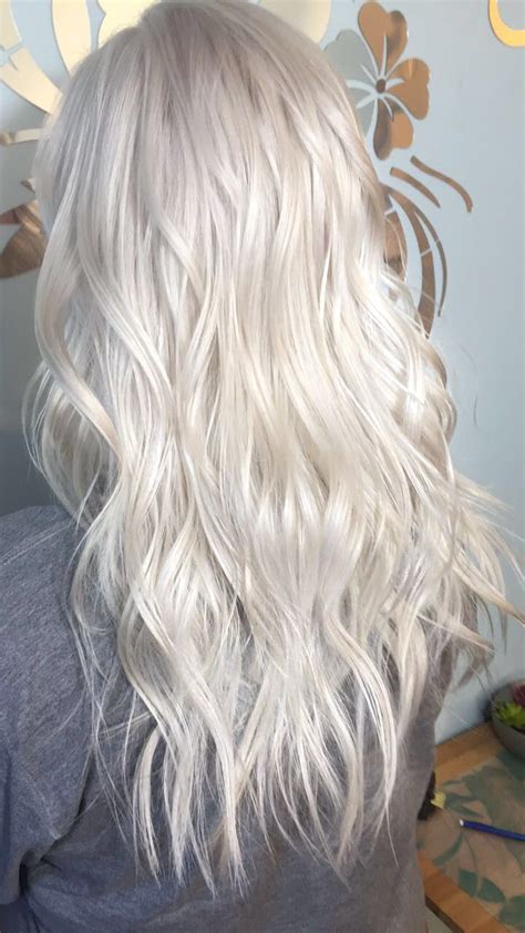 White Hot Platinum Ice Blonde Icy Blonde Hair Platinum Blonde Hair Color Blonde Hair Color
