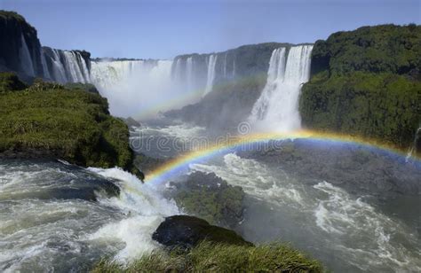 Iguazu Falls Brazil Argentine Border Stock Photo