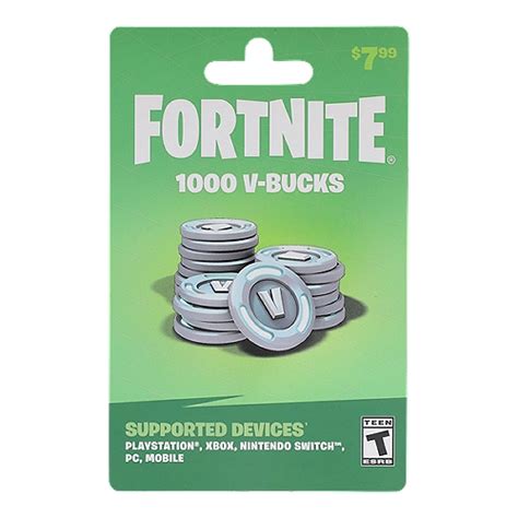 Fortnite V Bucks 799 T Card