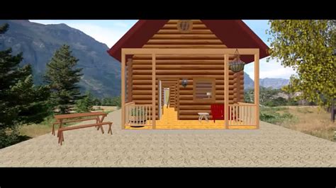 Conestoga Log Cabin Kit Tour 17x31 Vacationer Model With 2 Br 1