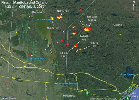 Map Of Canada Fires Today Maps Of The World