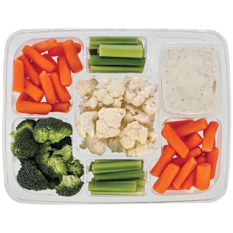 H-E-B Large Vegetable Tray with Ranch Dip - Shop Standard Party Trays