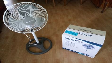 Mitsu Tech Msf 16rb Electric Fan L Unboxing Review And Test Youtube