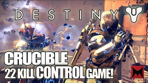 Destiny Crucible Control Multiplayer Gameplay 22 Kills On Mars