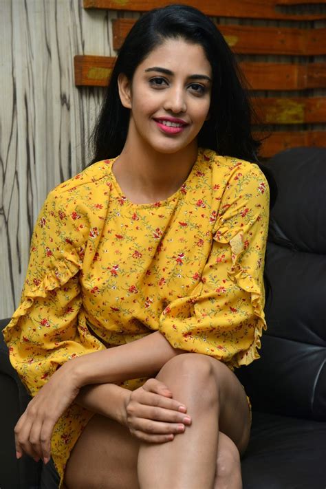 Milky Hot Thighs And Legs Of Indian Celebs Daksha Nagarkar Hot In Yellow Skimpy Dress At Husharu